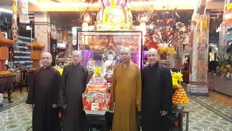Ban Trị sự Phật giáo quận 8 khánh tuế chư tôn giáo phẩm nhân dịp Tết Quý Mão - 2023