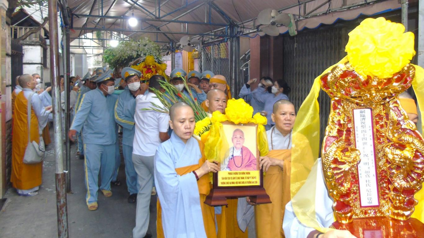 Lễ truy niệm, phụng tống Kim quan NT. Thích Nữ Như Chơn, viện chủ chùa Hương Tích